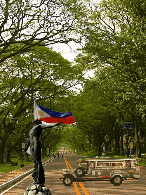 up statue